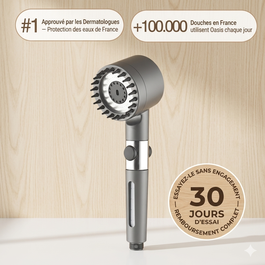 Zypureo™ — La pomme de douche filtrante N°1 en France